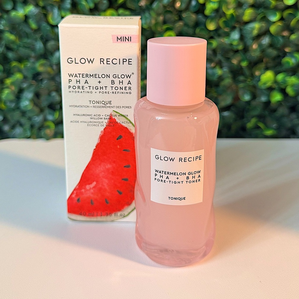 Glow Recipe Mini Watermelon Glow PHA+BHA Pore-Tight Toner (New) 1.35 oz/ 40 mL